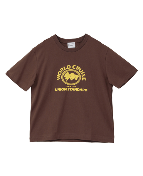 ヴィンテージライクプリントTシャツ 詳細画像 ブラウン 9