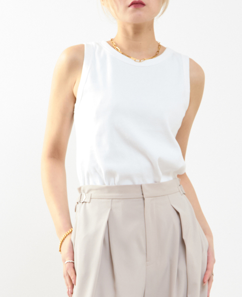 アメリカンスリーブタンクトップ 詳細画像 ホワイト 2