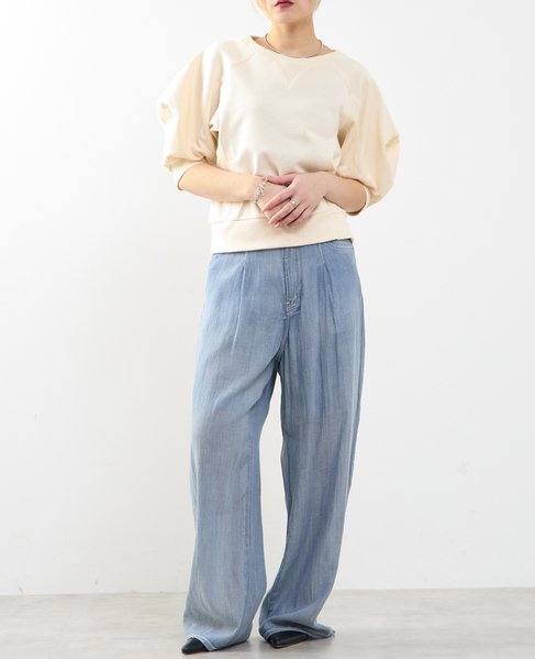 袖ボリュームスウェット 詳細画像 オフホワイト 5