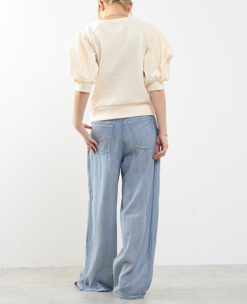 袖ボリュームスウェット 詳細画像 オフホワイト 7