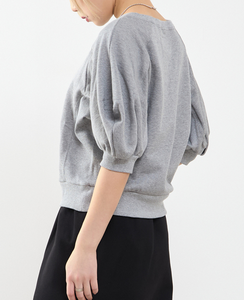 袖ボリュームスウェット 詳細画像 トップグレー 2