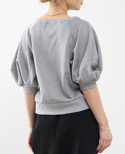 袖ボリュームスウェット 詳細画像 トップグレー 3