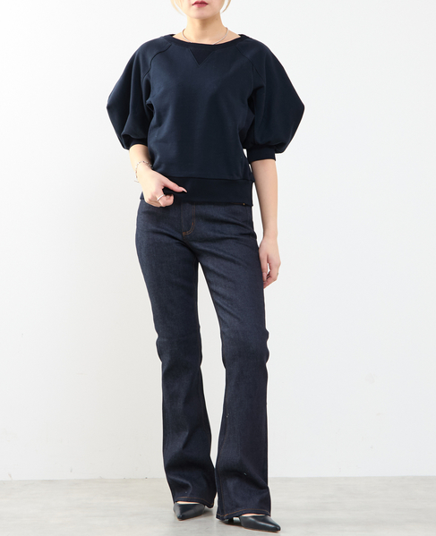 袖ボリュームスウェット 詳細画像 ブラック 5