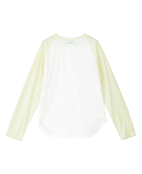 【A_/エース】カーブヘムベースボールTシャツ 詳細画像 オフホワイト 10