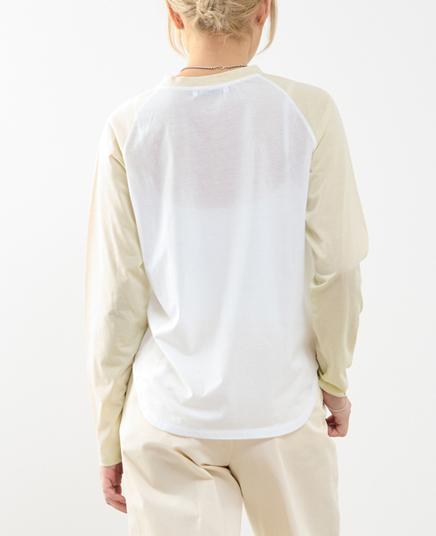 【A_/エース】カーブヘムベースボールTシャツ 詳細画像 オフホワイト 3