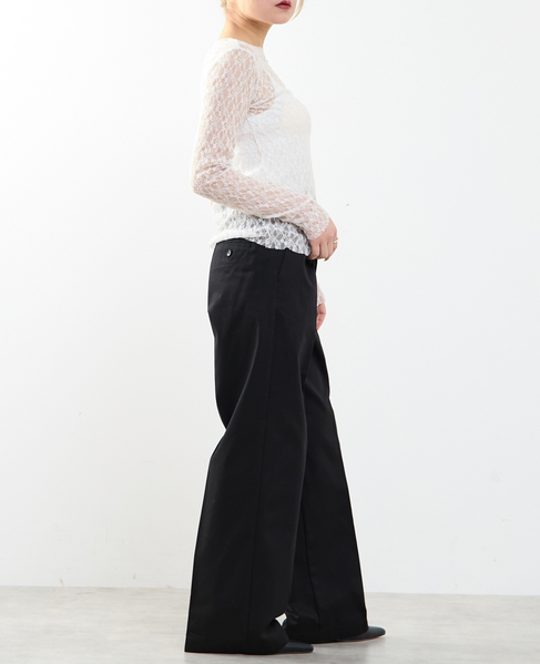 【A_/エース】ストレッチレースプルオーバー 詳細画像 オフホワイト 7