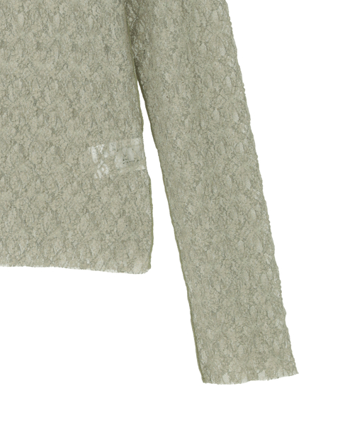 【A_/エース】ストレッチレースプルオーバー 詳細画像 カーキ 12