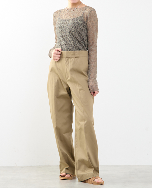 【A_/エース】ストレッチレースプルオーバー 詳細画像 カーキ 5