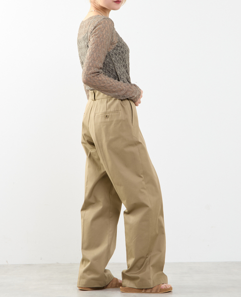 【A_/エース】ストレッチレースプルオーバー 詳細画像 カーキ 8