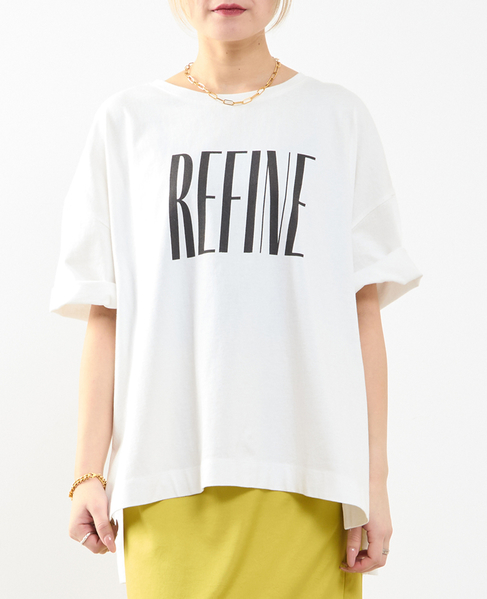 《定番》顔料染プリントTシャツ 詳細画像 オフホワイト 1