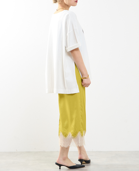 《定番》顔料染プリントTシャツ 詳細画像 オフホワイト 6