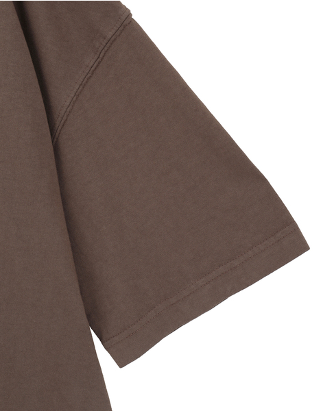 《定番》顔料染プリントTシャツ 詳細画像 ブラウン 11