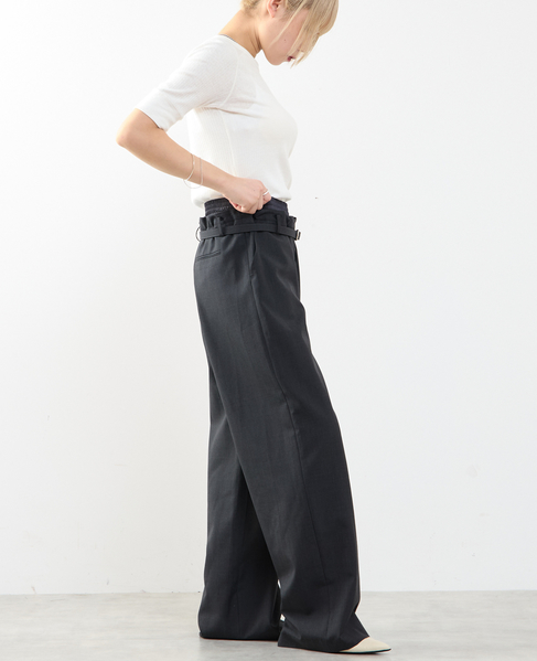 ランダムリブ5分袖Tシャツ 詳細画像 オフホワイト 11