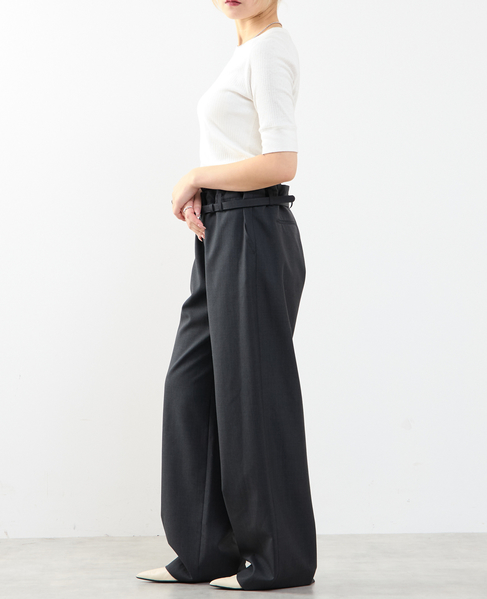 ランダムリブ5分袖Tシャツ 詳細画像 オフホワイト 9