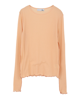 【A_/エース】シアーリブソフトテレコプルオーバー