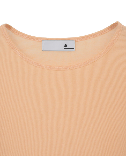 【A_/エース】シアーリブソフトテレコプルオーバー 詳細画像 オレンジ 3