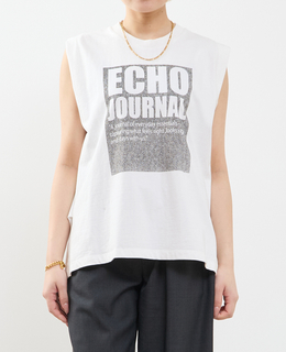 ピグメントノースリーブTシャツ