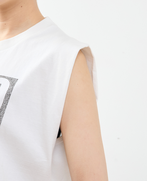 ピグメントノースリーブTシャツ 詳細画像 ホワイト 11