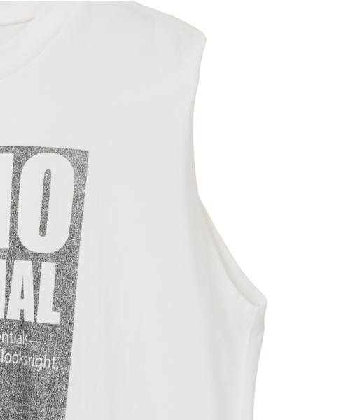 ピグメントノースリーブTシャツ 詳細画像 ホワイト 16