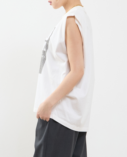 ピグメントノースリーブTシャツ 詳細画像 ホワイト 2