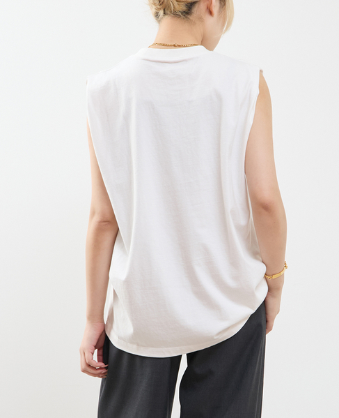 ピグメントノースリーブTシャツ 詳細画像 ホワイト 4