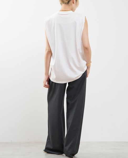 ピグメントノースリーブTシャツ 詳細画像 ホワイト 7