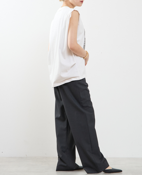 ピグメントノースリーブTシャツ 詳細画像 ホワイト 8