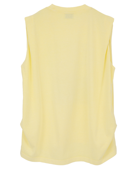 ピグメントノースリーブTシャツ 詳細画像 イエロー 11