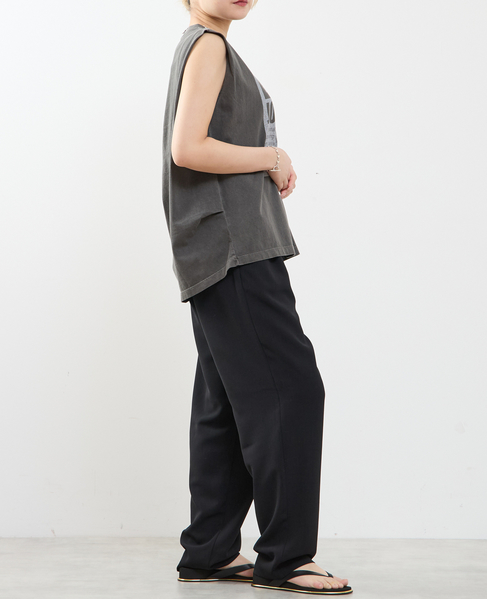 ピグメントノースリーブTシャツ 詳細画像 チャコールグレー 5