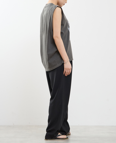 ピグメントノースリーブTシャツ 詳細画像 チャコールグレー 8