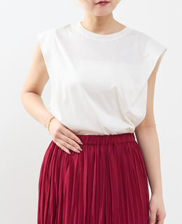 【A_ /エース】ショルダータックノースリーブ