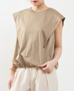 【A_ /エース】ショルダータックノースリーブ