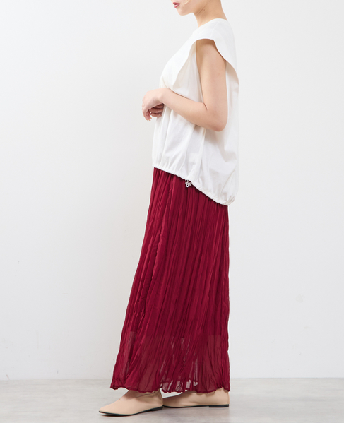 【A_ /エース】ショルダータックノースリーブ 詳細画像 オフホワイト 11