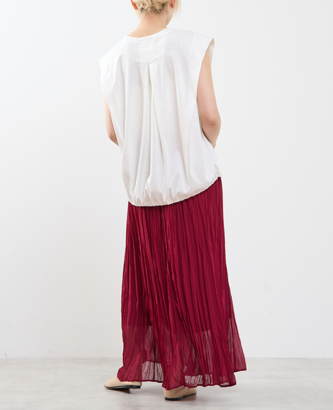 【A_ /エース】ショルダータックノースリーブ 詳細画像 オフホワイト 13