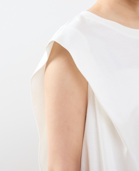【A_ /エース】ショルダータックノースリーブ 詳細画像 オフホワイト 15