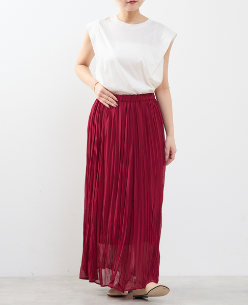 【A_ /エース】ショルダータックノースリーブ 詳細画像 オフホワイト 4