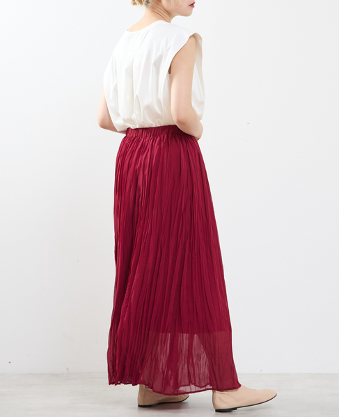 【A_ /エース】ショルダータックノースリーブ 詳細画像 オフホワイト 5