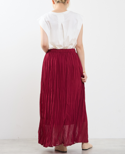 【A_ /エース】ショルダータックノースリーブ 詳細画像 オフホワイト 7