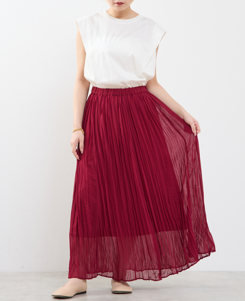 【A_ /エース】ショルダータックノースリーブ 詳細画像 オフホワイト 9