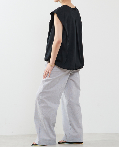 【A_ /エース】ショルダータックノースリーブ 詳細画像 ブラック 6