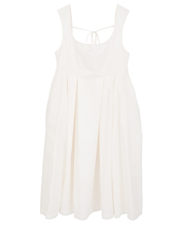 【ATELIER EDITION/アトリエ エディション 】Pleated Cotton Dress