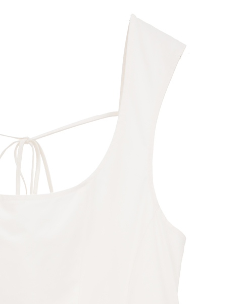 【ATELIER EDITION/アトリエ エディション 】Pleated Cotton Dress 詳細画像 ホワイト 4