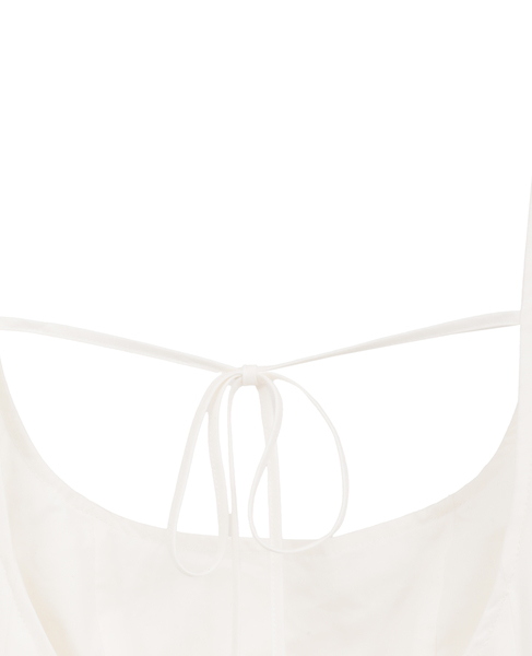 【ATELIER EDITION/アトリエ エディション 】Pleated Cotton Dress 詳細画像 ホワイト 6