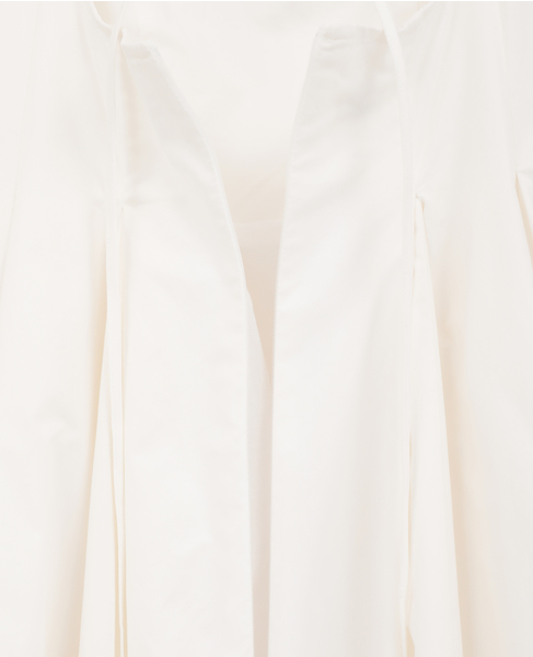 【ATELIER EDITION/アトリエ エディション 】Pleated Cotton Dress 詳細画像 ホワイト 7