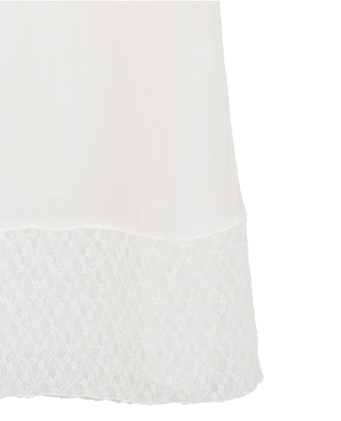 【ATELIER EDITION/アトリエ エディション 】Lace Layered Dress 詳細画像 ホワイト 5