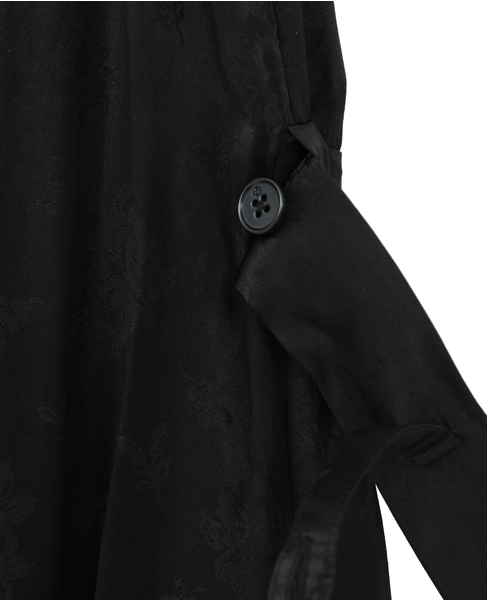 【3.1 Phillip Lim/スリーワンフィリップリム】Floral Jacquard Belted Dress 詳細画像 ブラック 7