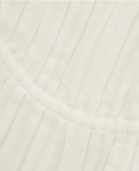 【ATELIER EDITION/アトリエ エディション 】 Shirring String Blouse 詳細画像 ホワイト 7