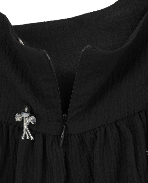 【ATELIER EDITION/アトリエ エディション 】ビジューキャミソール 詳細画像 ブラック 6