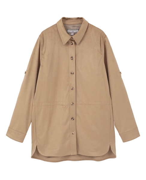 【URBAN CODE/アーバンコード】フェイクスウェードシャツ 詳細画像 ベージュ 1