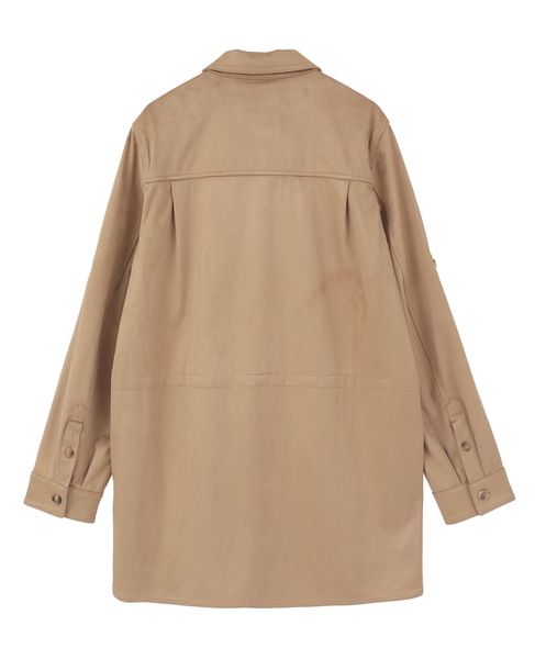 【URBAN CODE/アーバンコード】フェイクスウェードシャツ 詳細画像 ベージュ 2